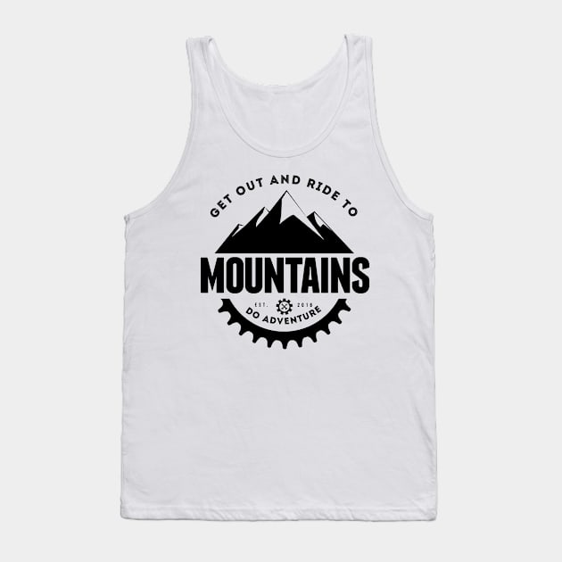 Ride to Mountains Tank Top by karmatee